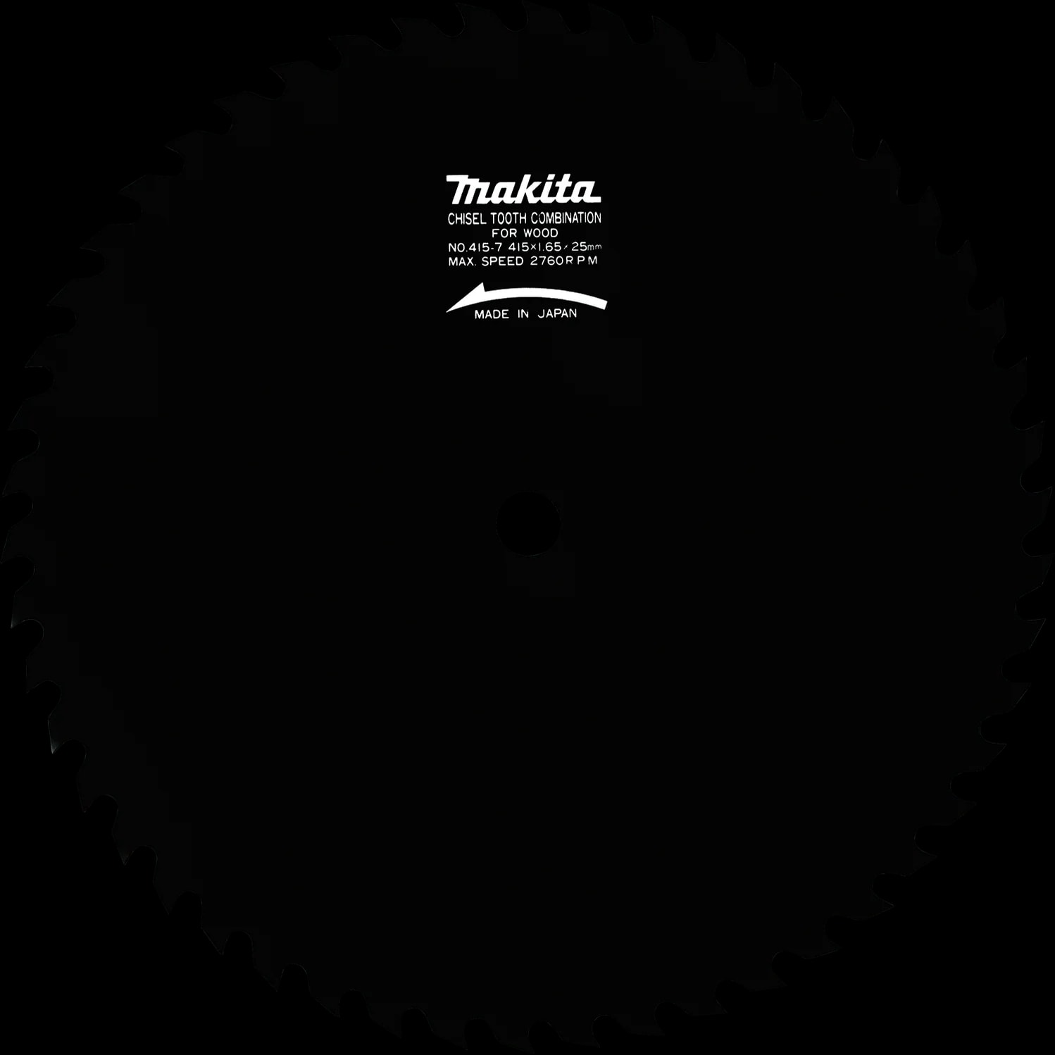 Makita 792116-2 鑿形齒複合鋸片415(正面)