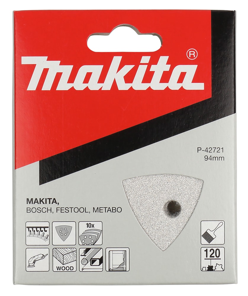 Makita P-42721 三角砂紙包裝(正面)