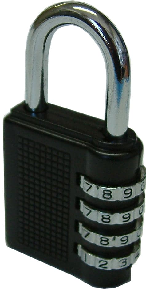三環牌 ZB40 黑色密碼鎖 40mm