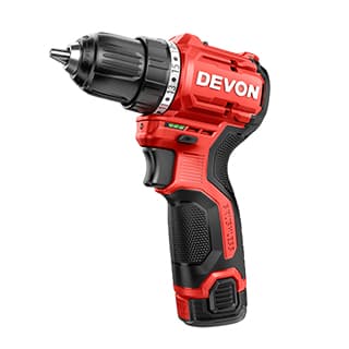 Devon 7206Li-12 12V Brushless Drill & Impact Driver Twin Kit (5208+5767, 2x 2.0Ah Batteries, 1 Charger)