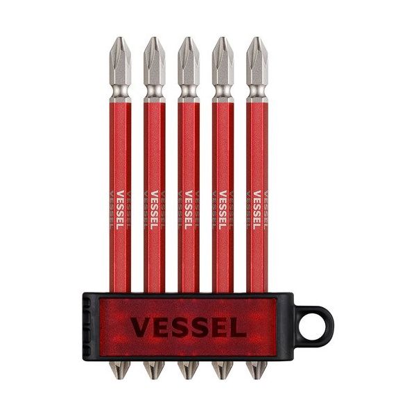 VESSEL GS5P-GRE 紅色雙頭十字批咀套裝(正面)