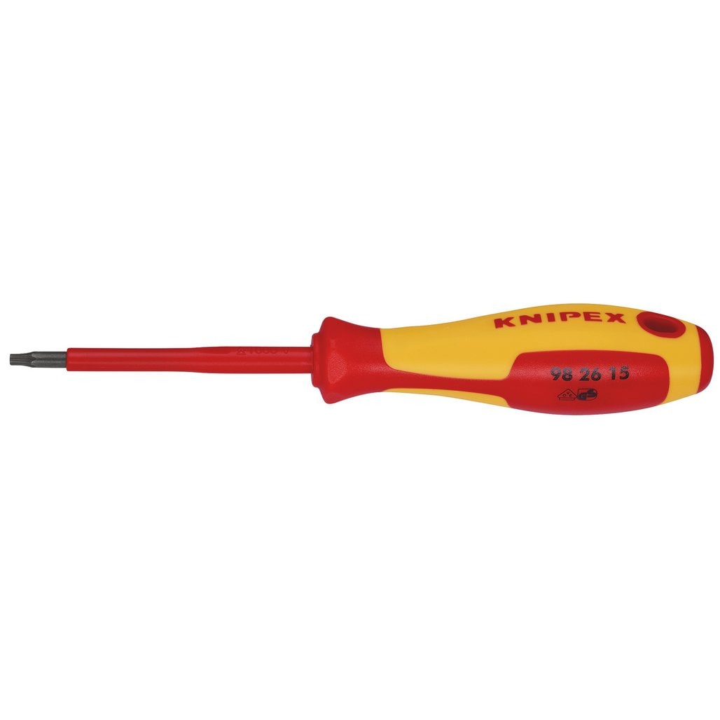 KNIPEX 98 26 15 絕緣柄星批 TX15(正面)