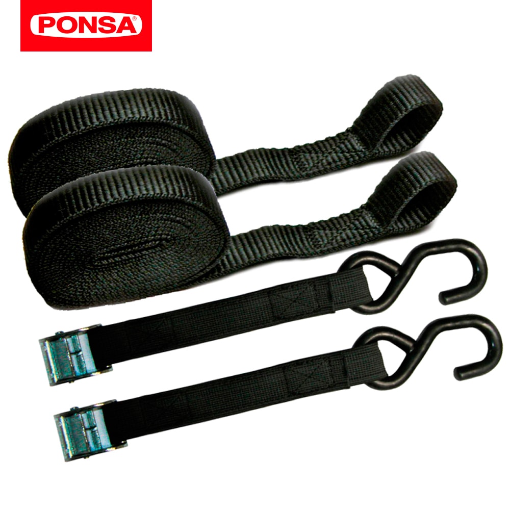 PONSA PONRS1045 簡易拉緊帶 灰色(正面)
