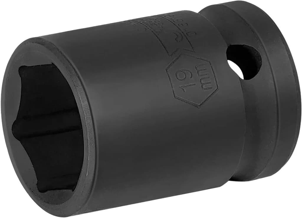 JETECH SK1/2-D19 1/2" 加長六角套筒(卜士) 19mm