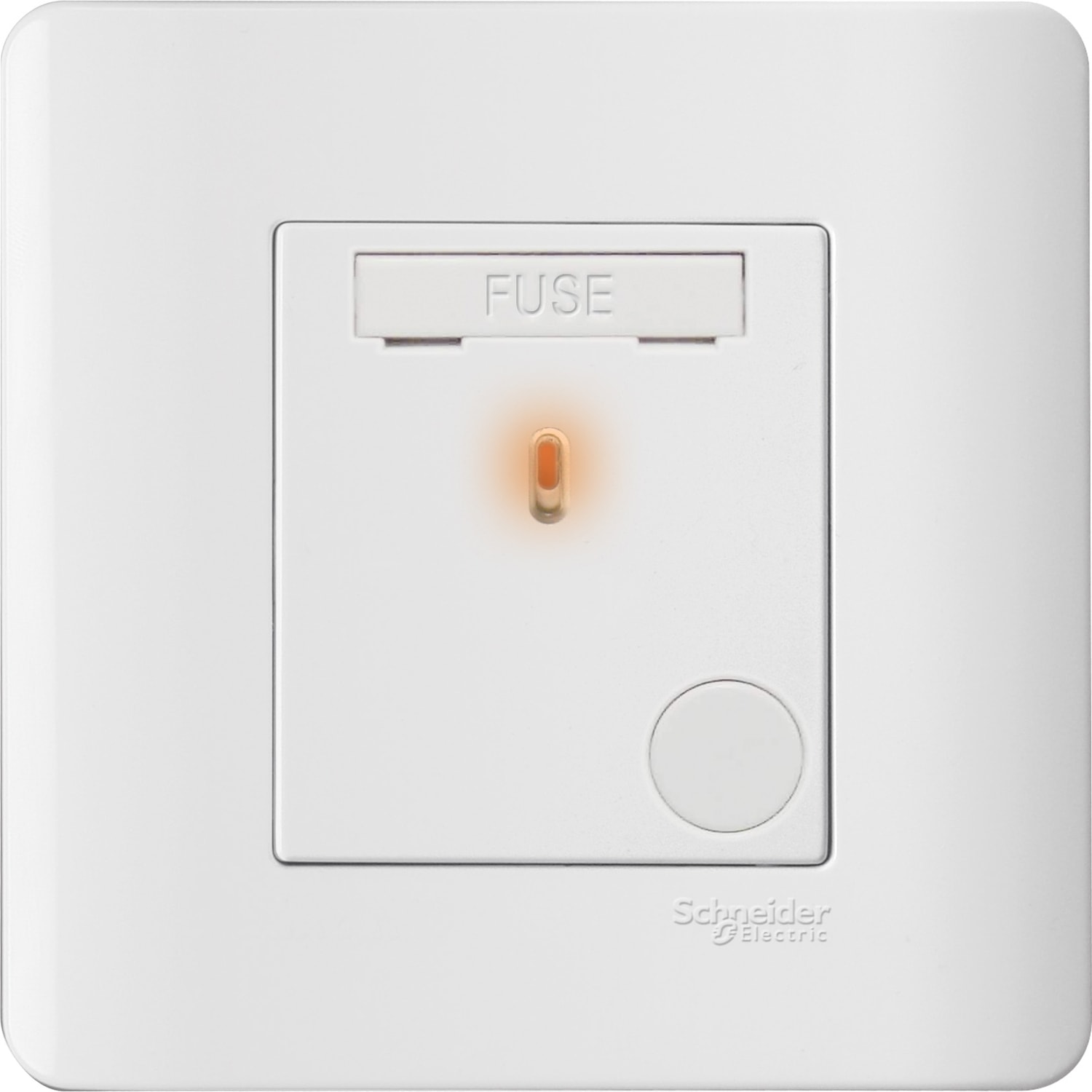 Schneider 施耐德 ZENcelo 睿雅 13A 單位保險菲士蘇連指示燈(凝白)