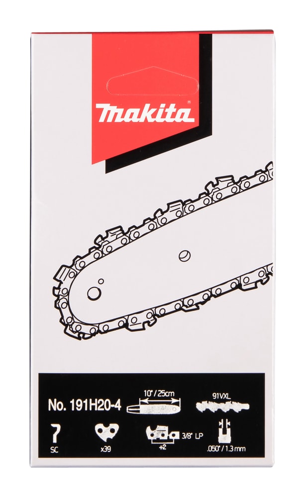 Makita 191H20-4 鋸鏈包裝盒(正面)
