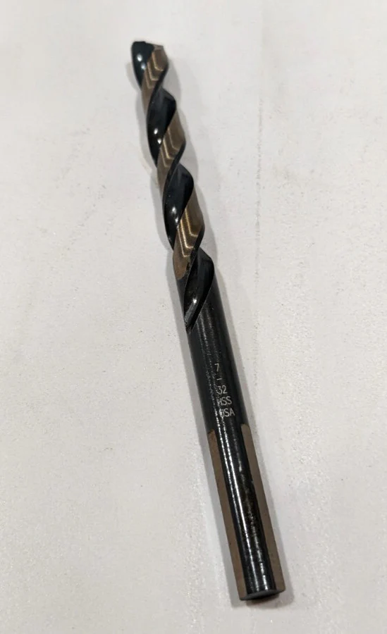 TRIUMPH TPHE0732 加長高速鋼鑽咀 7/32"(正面)