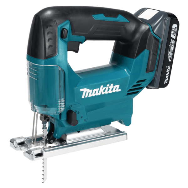 Makita 牧田 DJV186Z 18V 充電式曲線鋸主圖,配上 18V 鋰電池