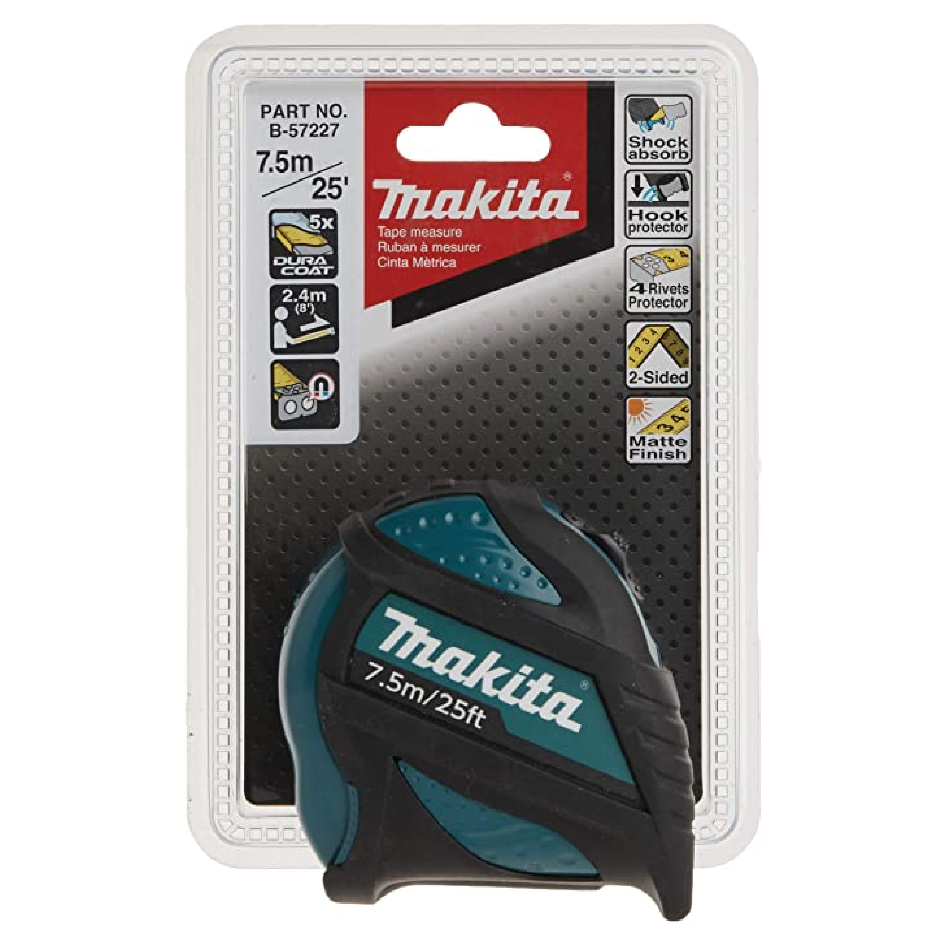 Makita B-57227 拉尺7.5M(包裝)