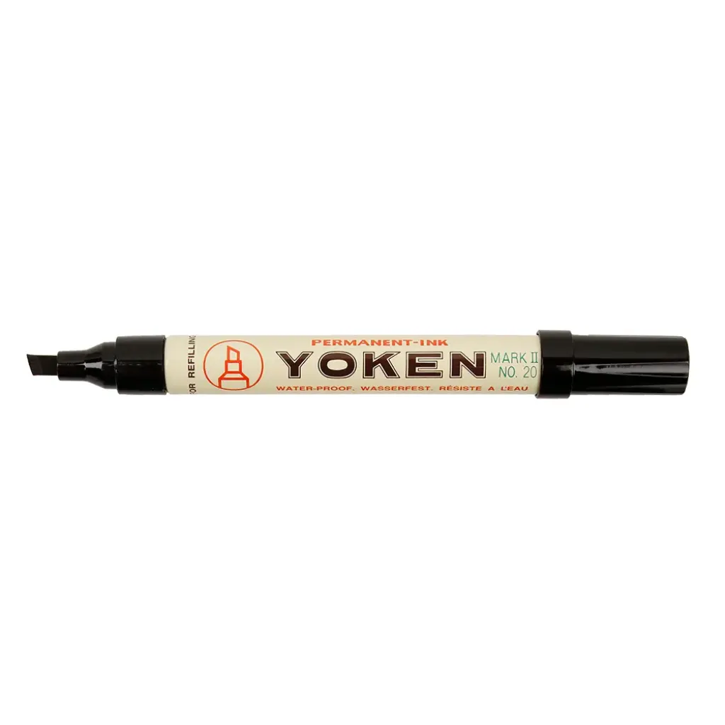 YOKEN No.20 箱頭筆 黑色(正面)