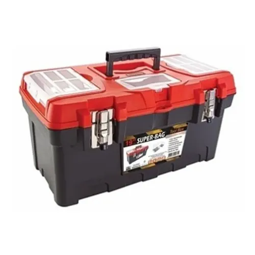 SUPER-BAG ASR-4006 19吋紅黑鐵扣工具箱(斜面)