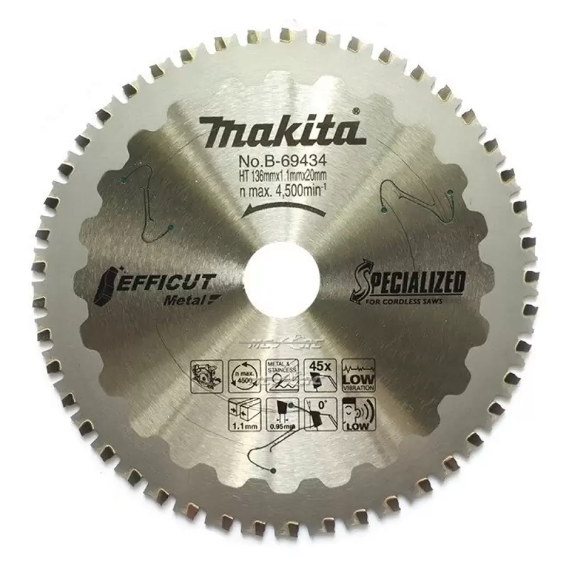 Makita 牧田 B-69434 硬質合金鋸片136X20X45T