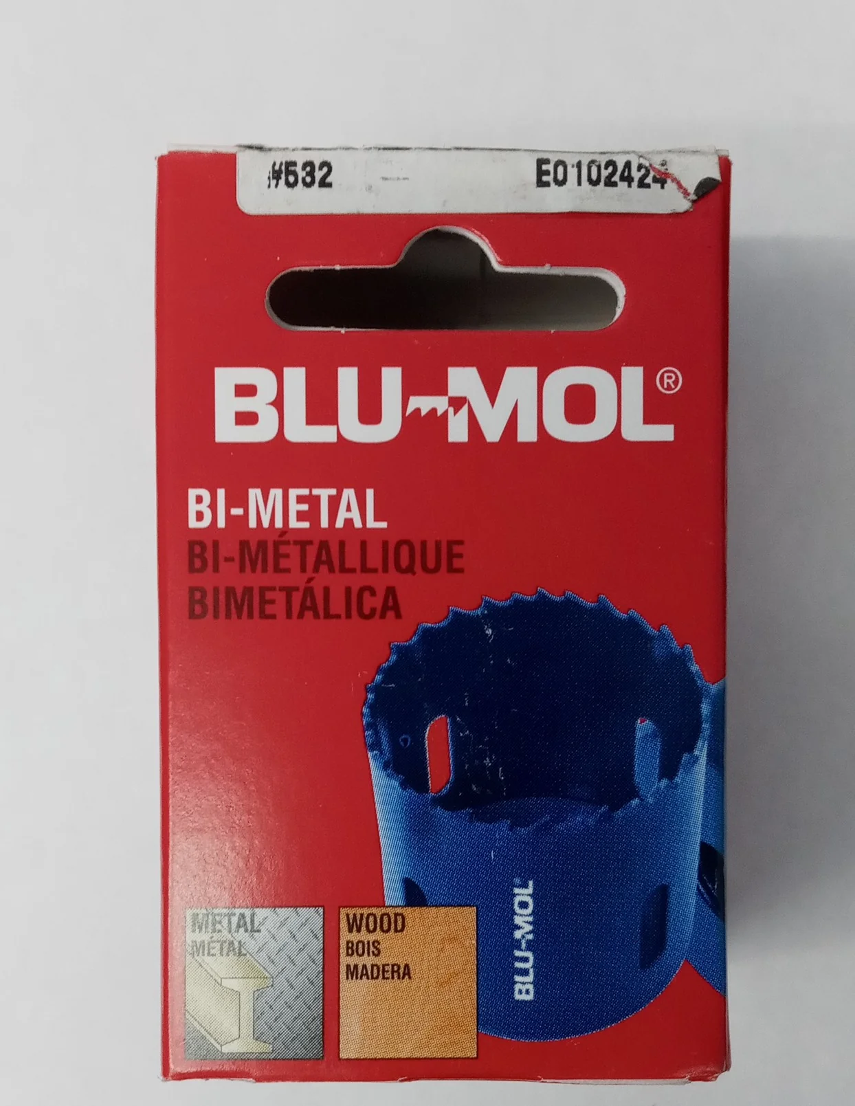 BLU-MOL 532 鋼鋁呤梳 51mm(包裝)