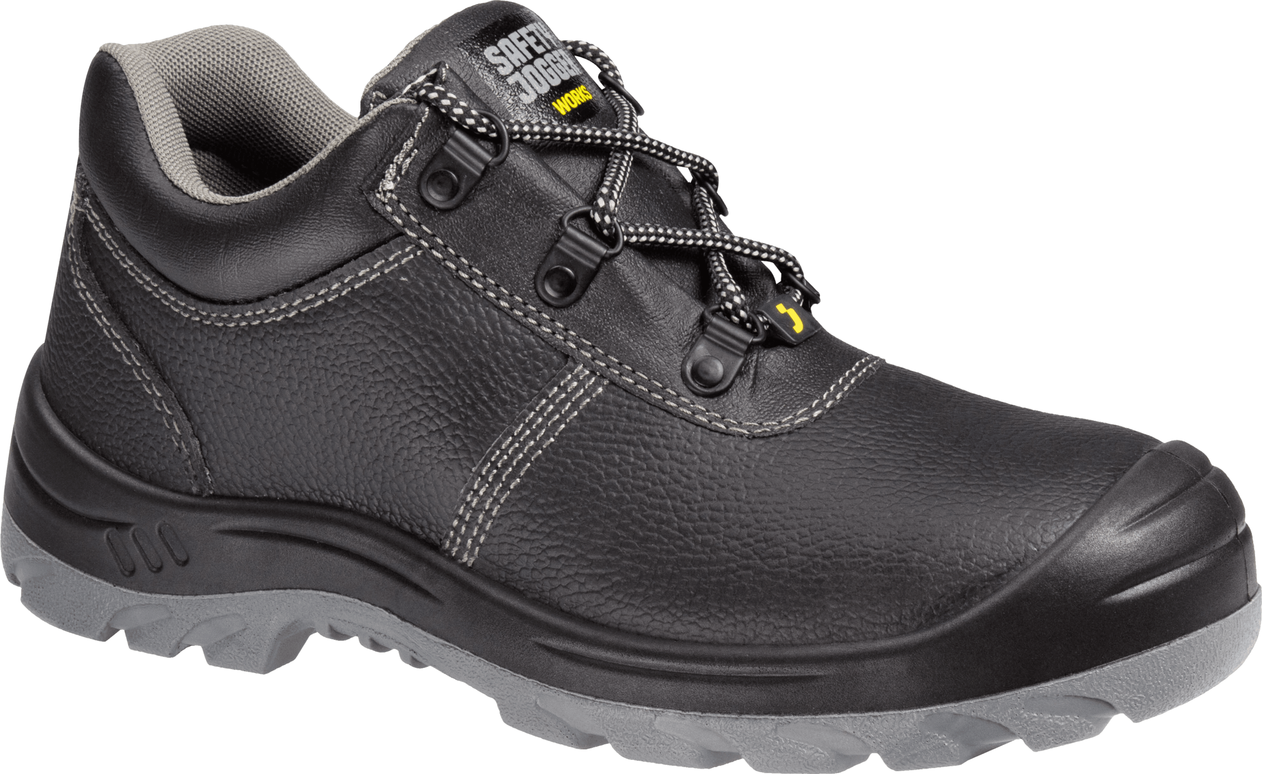 SAFETY JOGGER BESTRUN 黑色安全鞋(前側面)