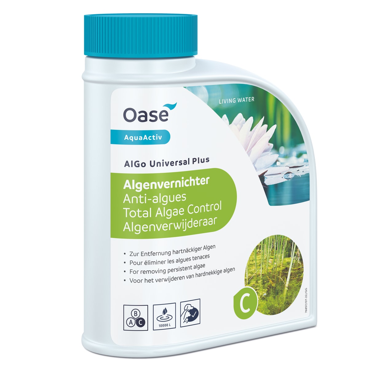 OASE 97599 500 ml AquaActiv AlGo Universal Plus 通用型水質處理劑