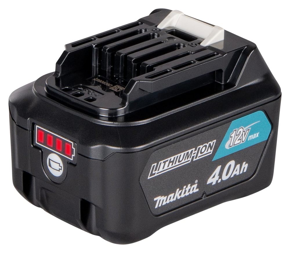 Makita BL1041B 12V 4.0Ah 鋰電池(三份之二角度)