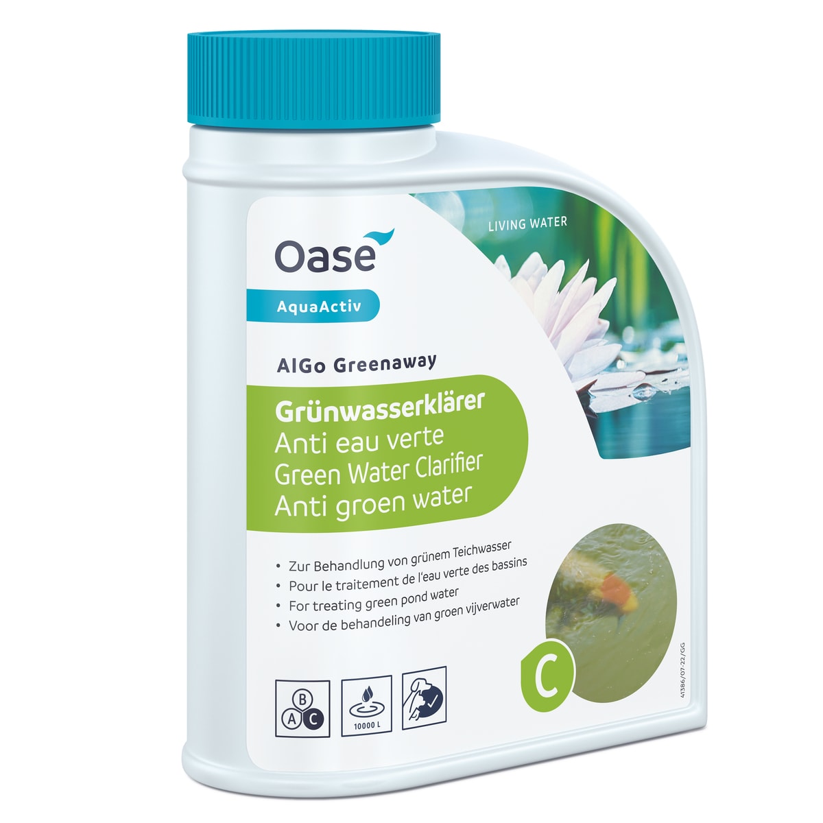 OASE 40235 500 ml AquaActiv AlGo Greenaway 防止藻類生長 除藻劑