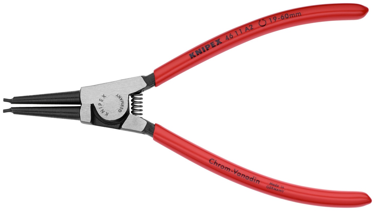KNIPEX 46 11 A2 外直介子鉗(四分之三角度)