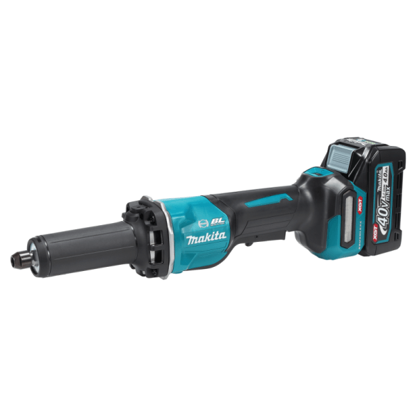 Makita 牧田 GD002GZ 40V 充電式電磨機身全貌(圖中電池只作示意)