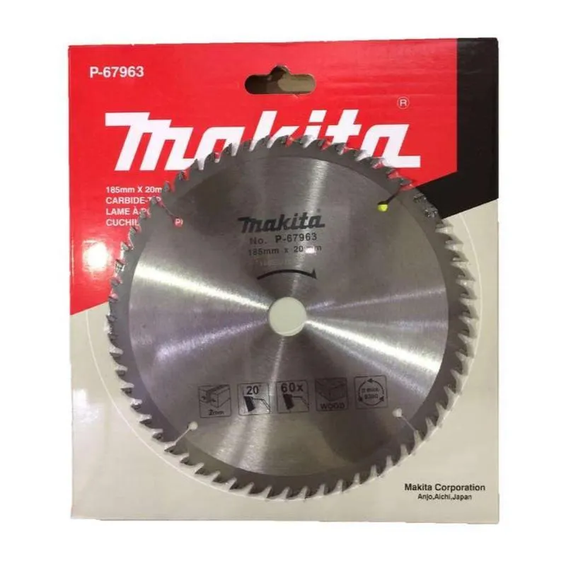 Makita P-67963 硬質合金鋸片185X60T(包裝)