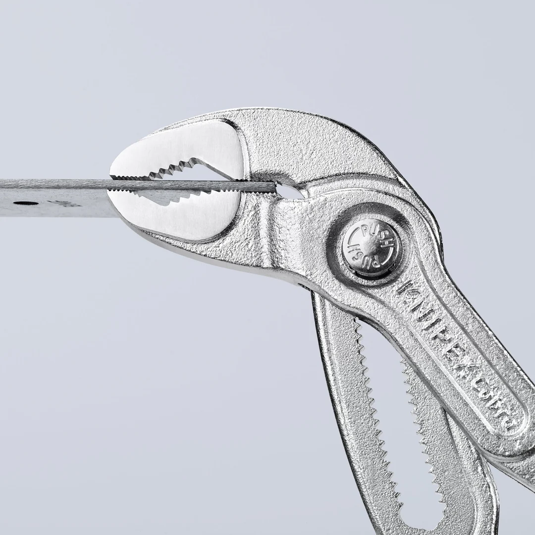 KNIPEX 87 03 250 Cobra 快速調教水泵鉗 250mm(鉗口細節)