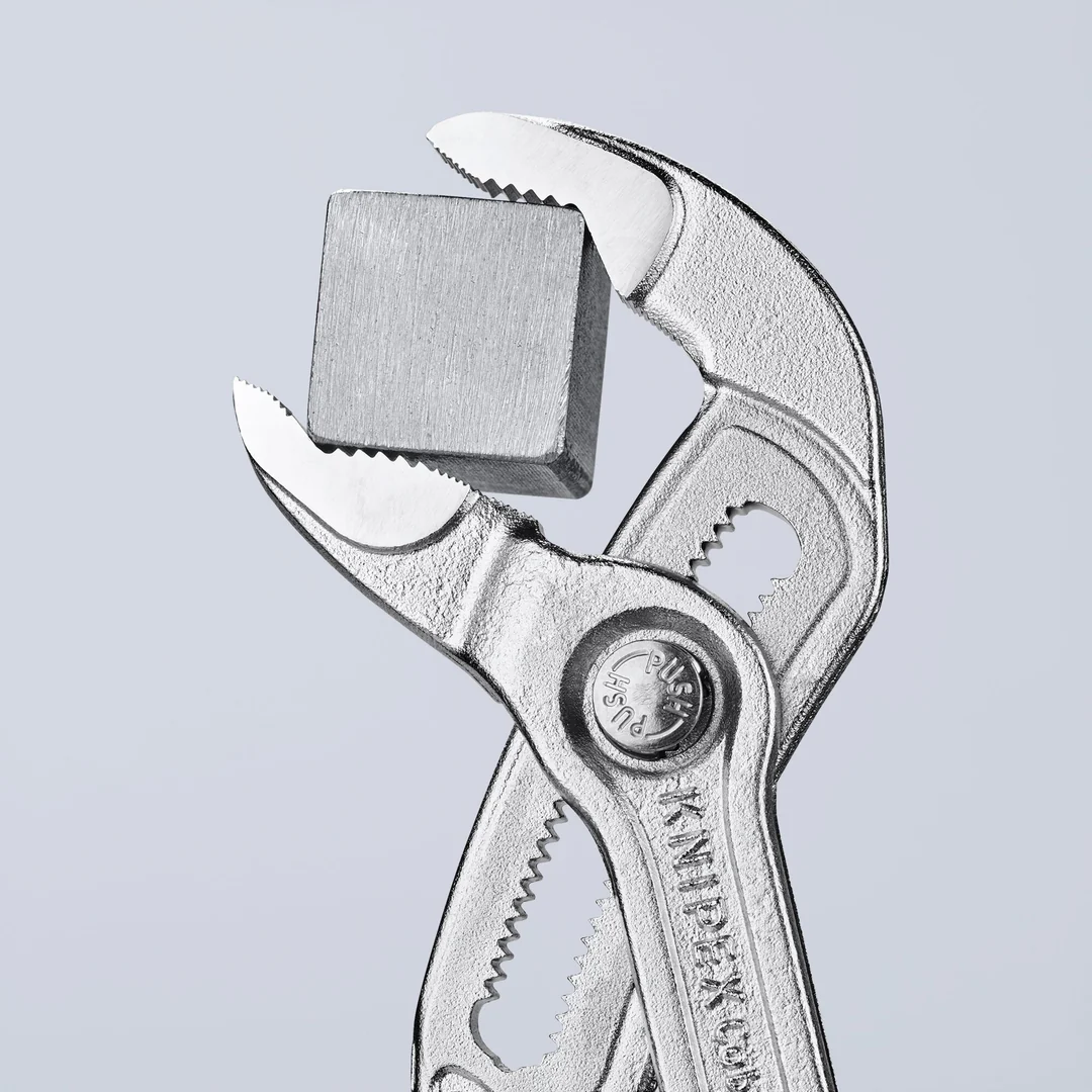 KNIPEX 87 03 250 Cobra 快速調教水泵鉗 250mm(鉗口細節)