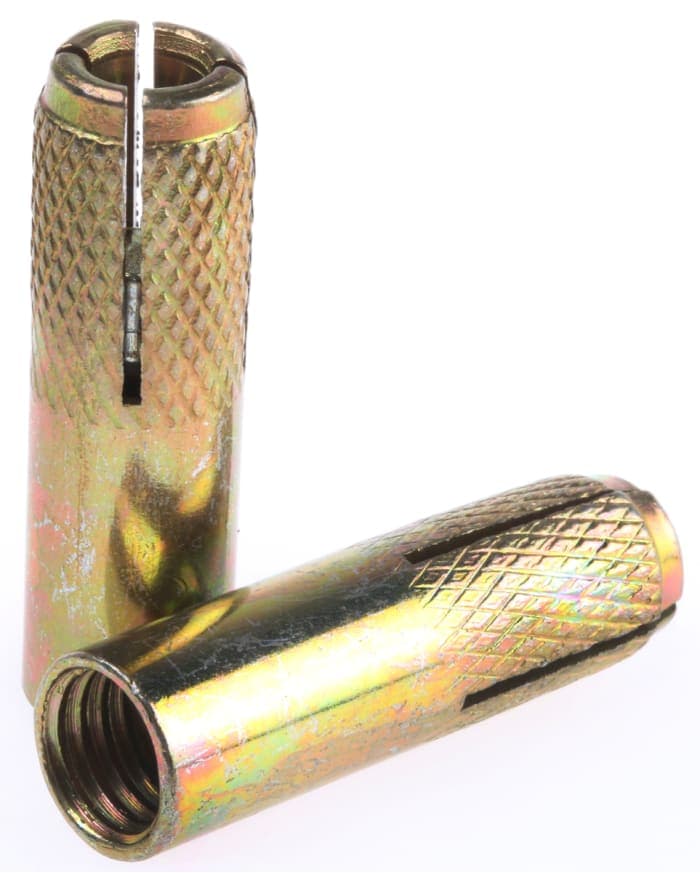 "V"嘜 VDA1040 平爆螺絲 (花紋) 10mm x 40mm