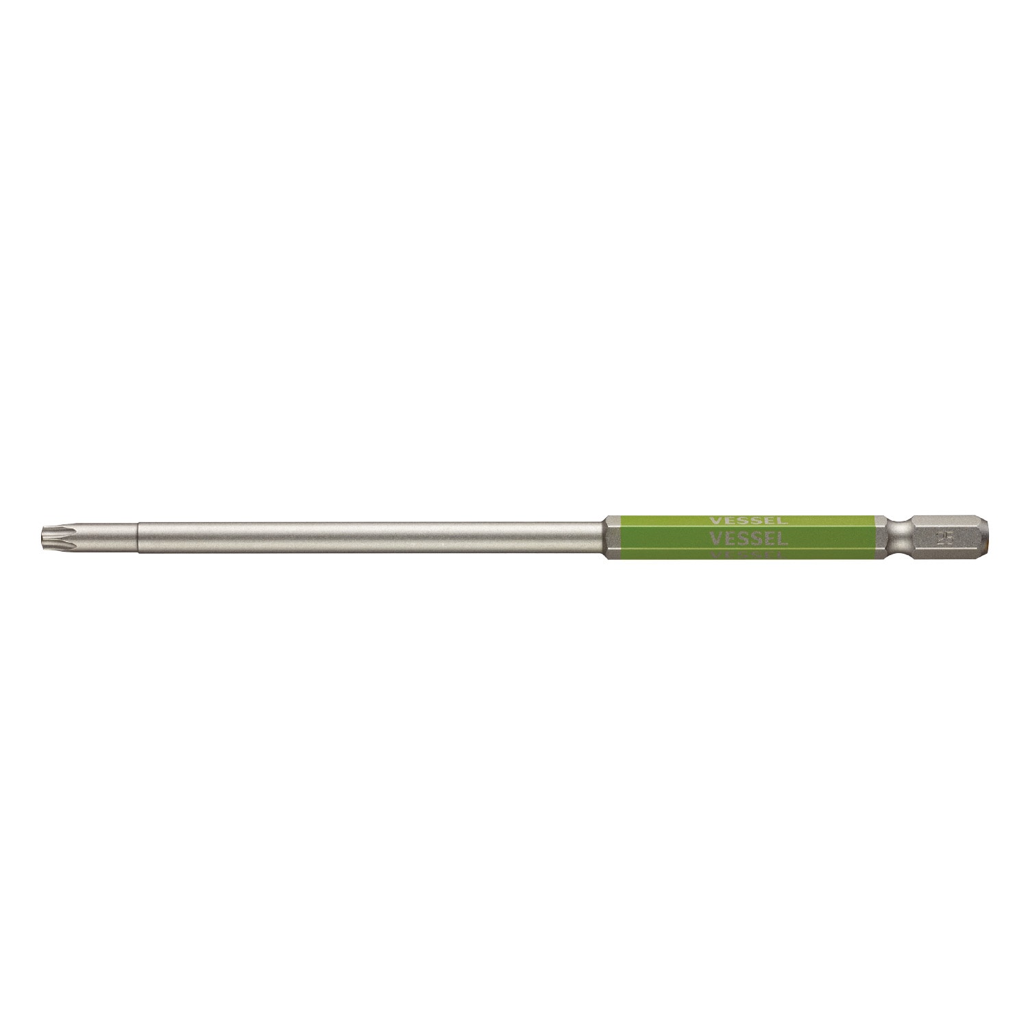 VESSEL GSVT25LH 剛彩有孔星型批咀 T25H x 150mm(正面)