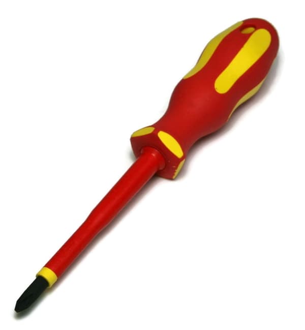 JETECH IS 紅色1000V絕緣批 3.5"x#1(+)