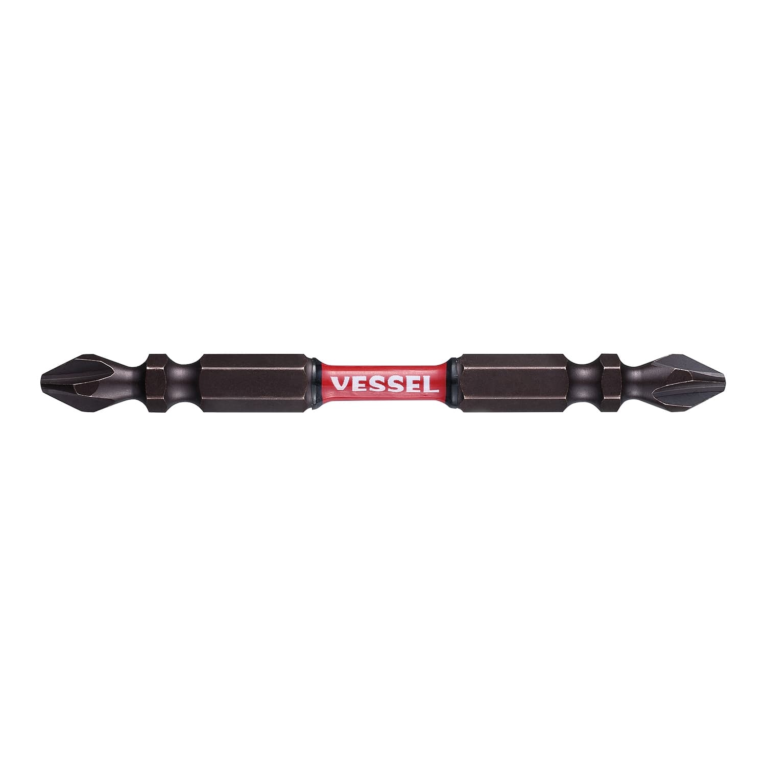 VESSEL SST142082 玄人魂 啡色 雙十字(扭力)批咀 #2 x 82mm (2枝裝)