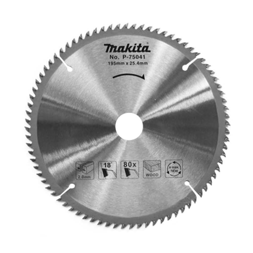 Makita 牧田 P-75041 硬質合金鋸片195X80T