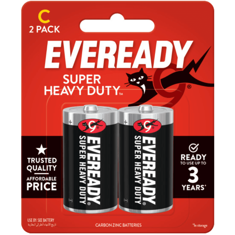 Carbon Zinc Battery C (2-pack)