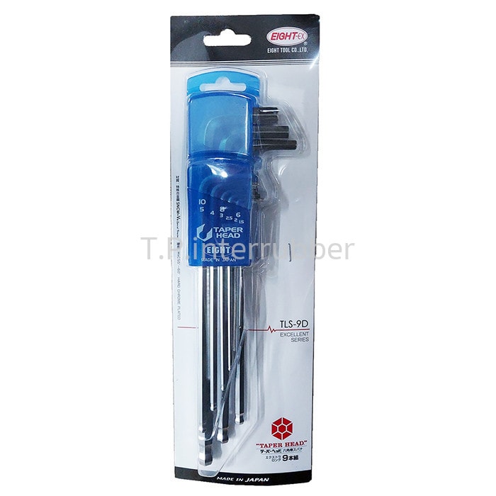 八牌 TLS-9D 公制白叻加長波頭匙套裝(正面包裝)
