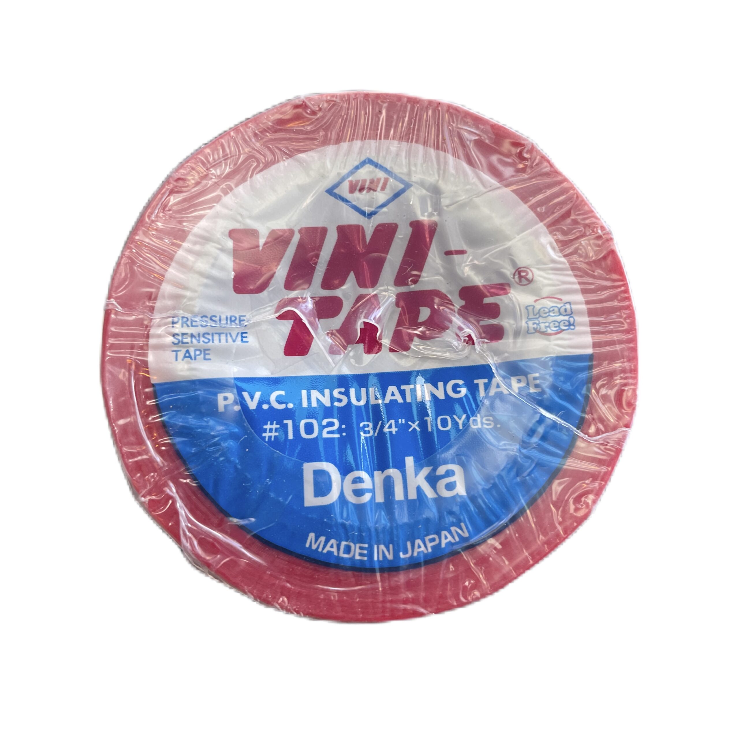 VINI VINT000R 電燈膠布(紅色)包裝正面