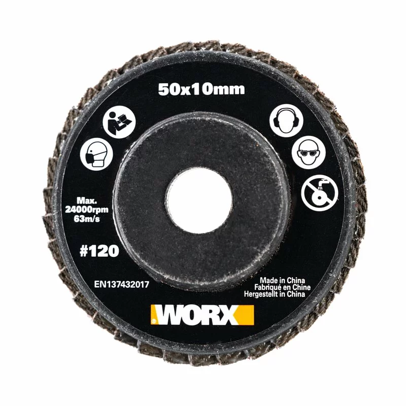 WORX WA7261 50mm #120 五件裝 砂光碟