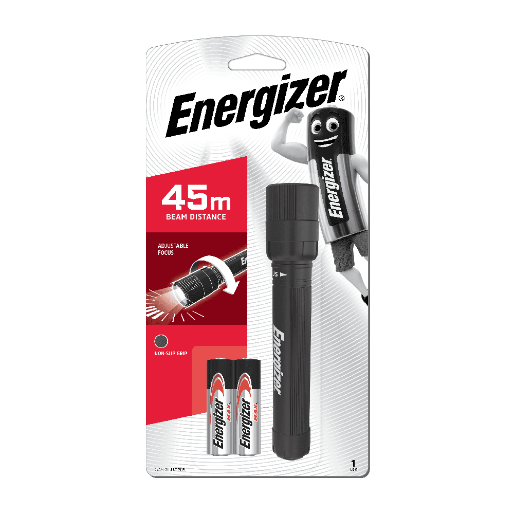 ENERGIZER 勁量 XFH211 LED 金屬電筒 60流明 (AAx2)