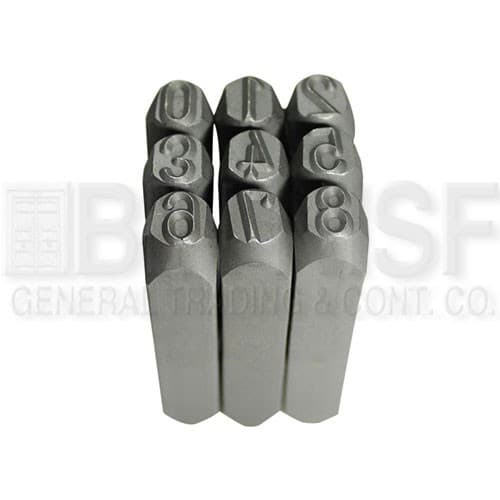 HUNTER HUNNP004 鋼字鑿(數字 0-9) 正體 4.0mm