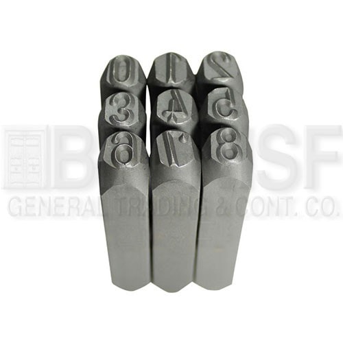 HUNTER HUNNP004 鋼字鑿(數字0-9 4.0mm 正面)