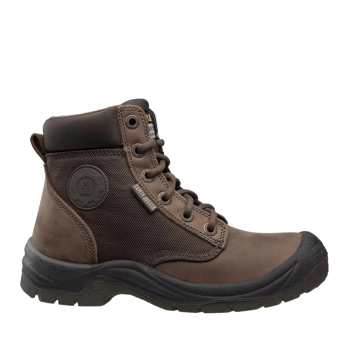 SAFETY JOGGER DAKAR 啡色安全鞋(側面)