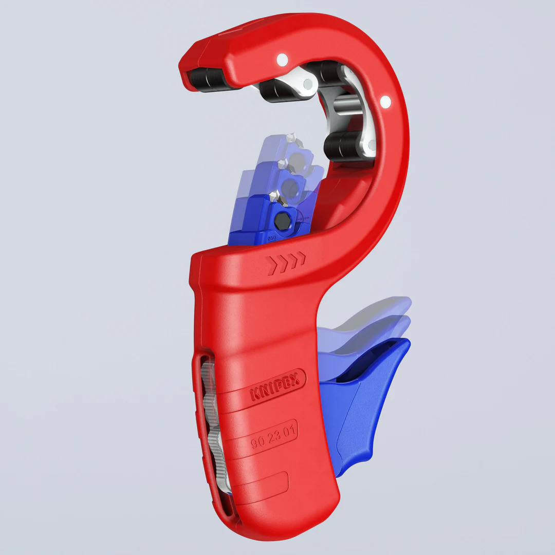 KNIPEX 90 23 01 BK 膠喉吉打鉗(三側面)