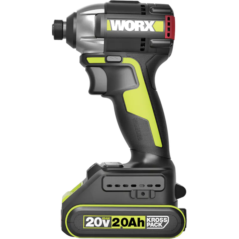 WORX WU292DS 20V 150牛米 無刷 起子機 (2.0Ah鋰電x2, 2A充電器)