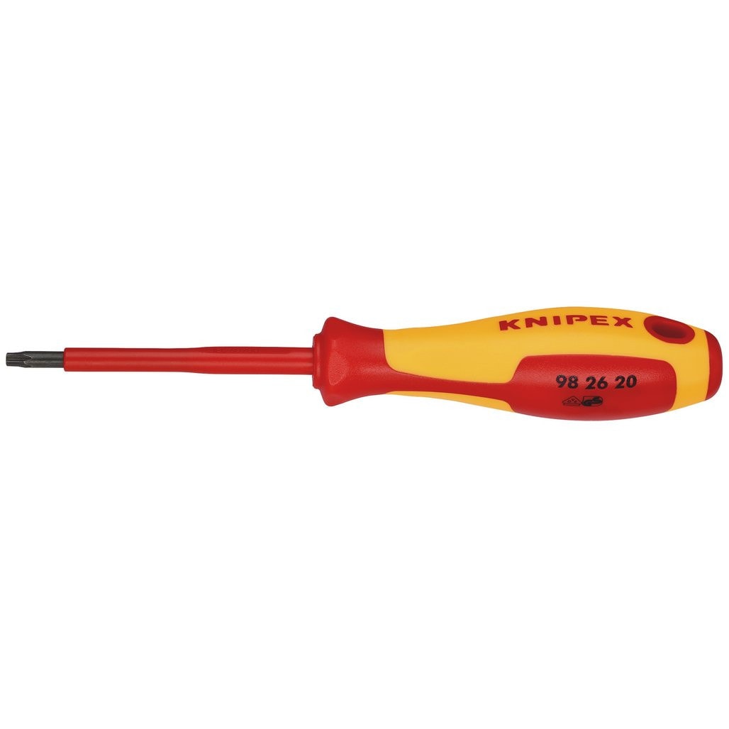 KNIPEX 98 26 20 絕緣柄星批 TX20(四分之三側面)
