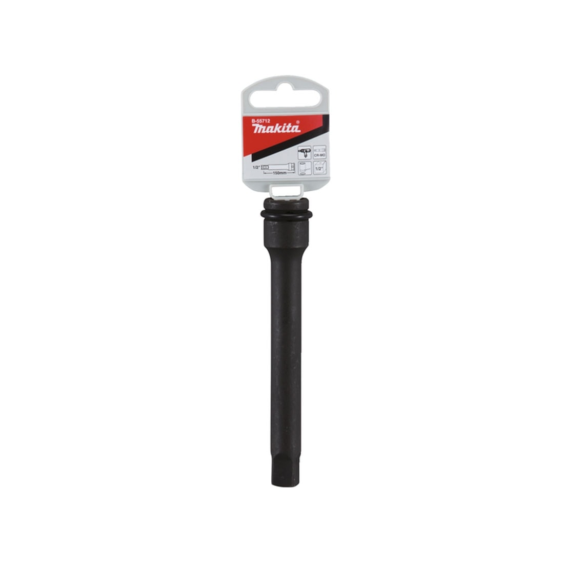 Makita B-55712 1/2吋套筒延長桿 150毫米(正面)