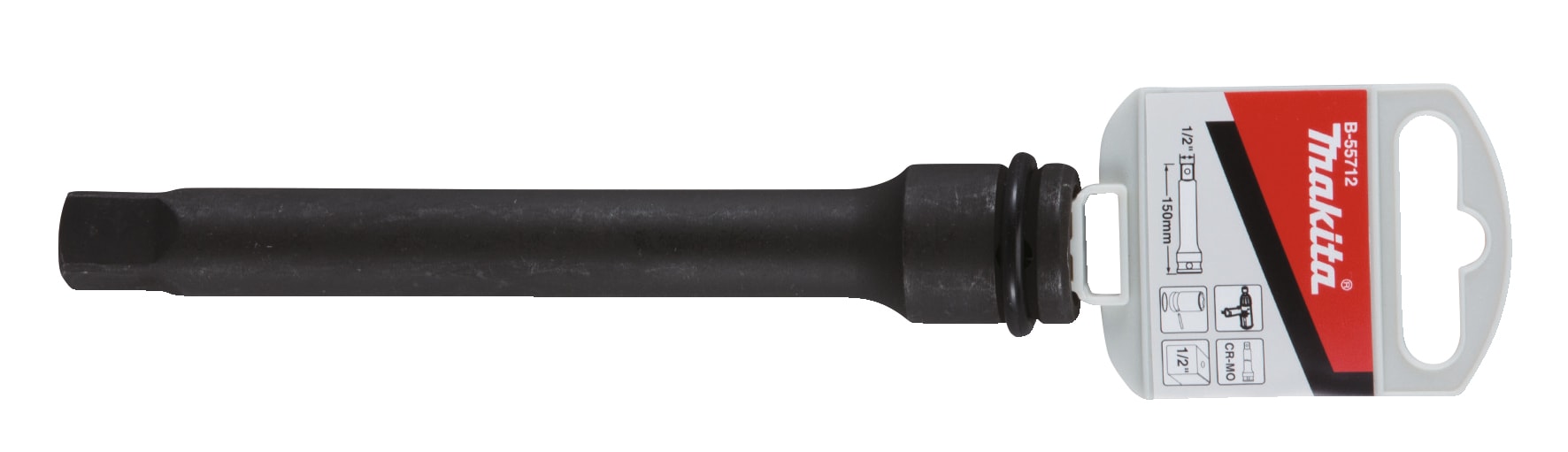 Makita B-55712 1/2吋套筒延長桿 150毫米(正面橫向)