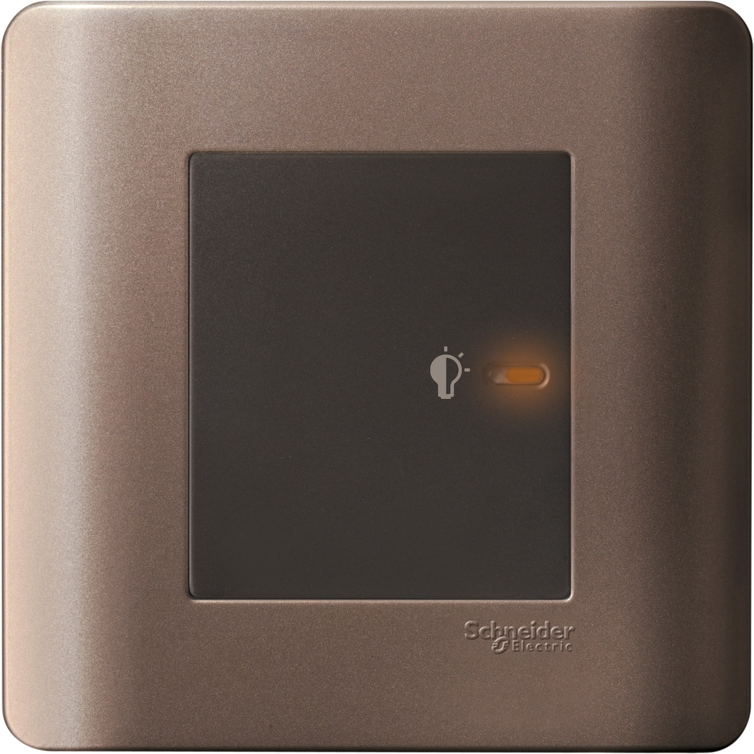 Schneider 施耐德 ZENcelo 睿雅 350VA 單位 50Hz 平觸萬用光暗掣連 LED 指示燈(銀銅)