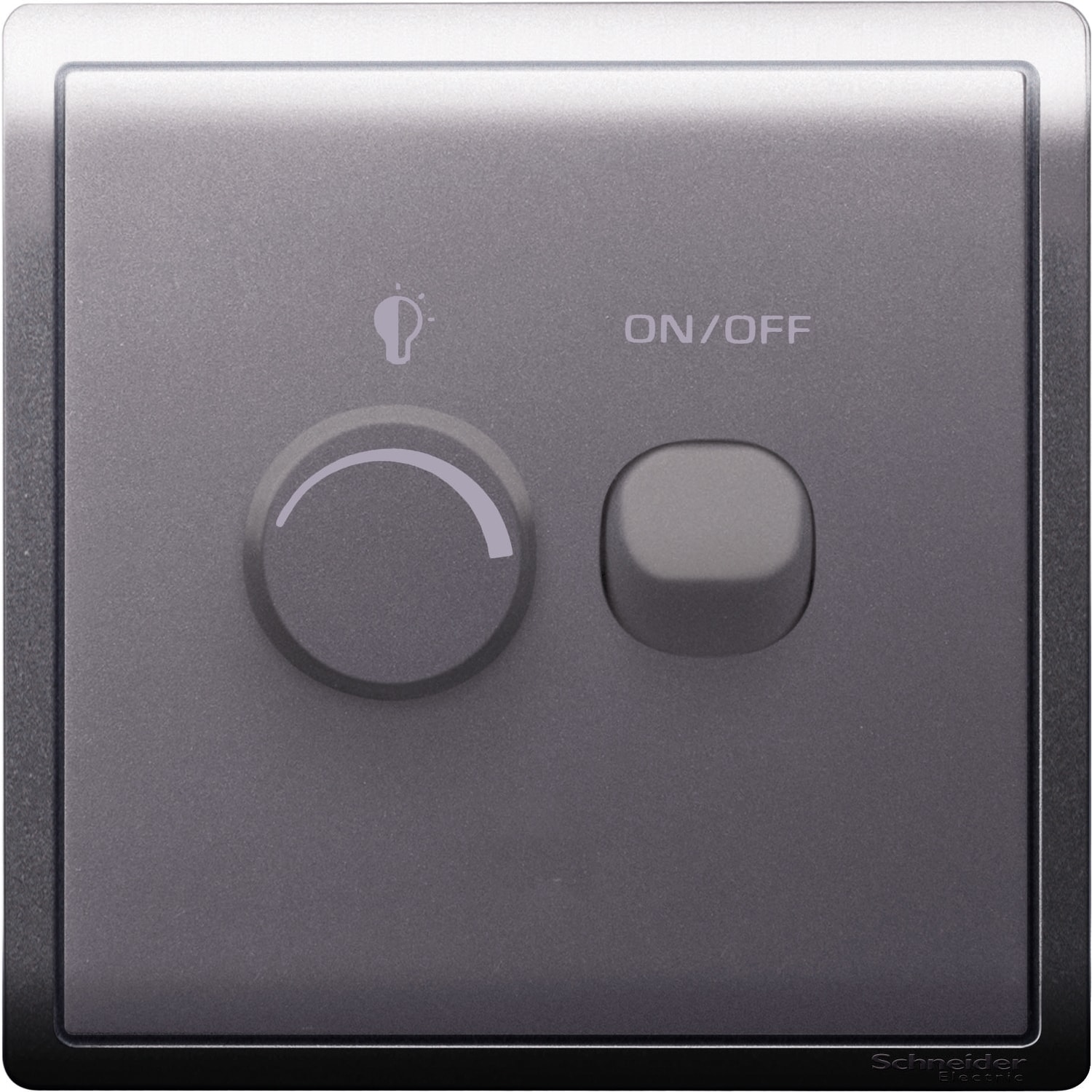 Schneider 施耐德 Pieno 丰尚 450W 單位光暗掣連開關(薰衣草銀)E8232RD450U_LS