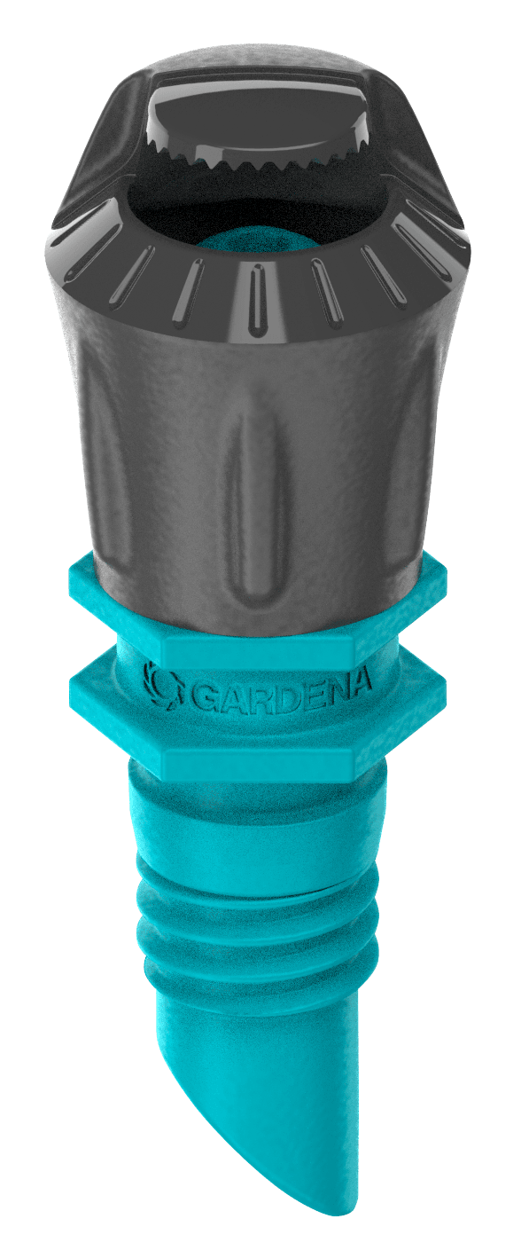德國 GARDENA 13321-20 180° 微滴灌噴嘴(5件裝)白底產品圖