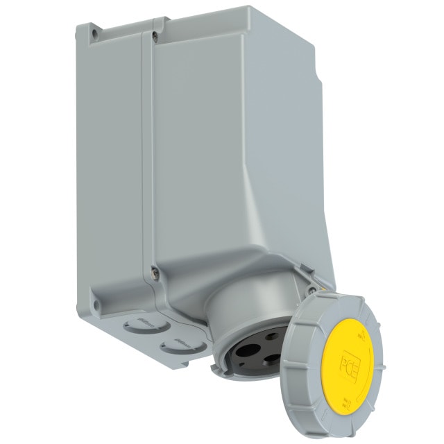 PCE 143-4 工業防水掛牆插座 125A 110V 3針 IP67(三側面)