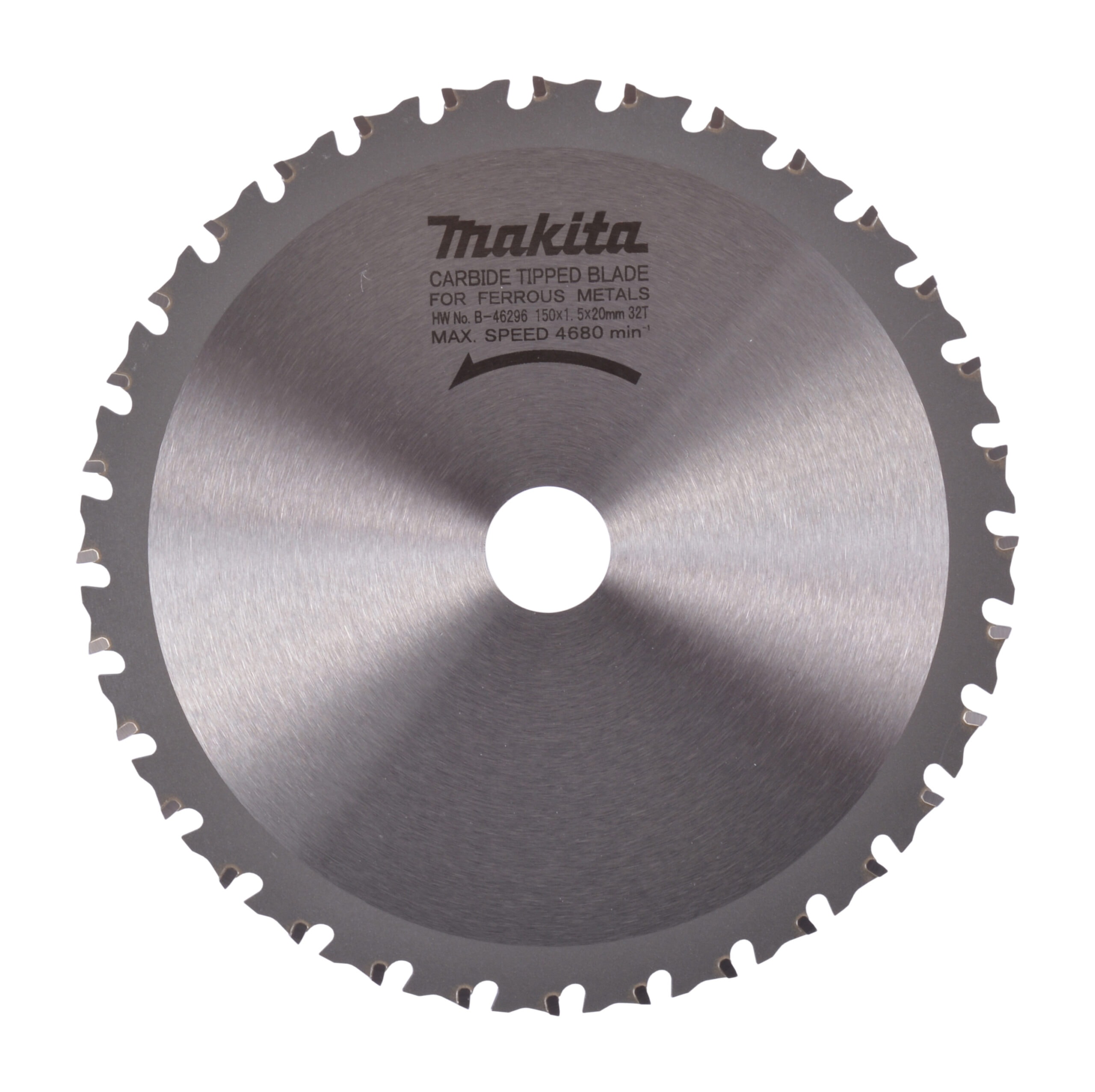 Makita B-46296 硬質合金鋸片(正面)