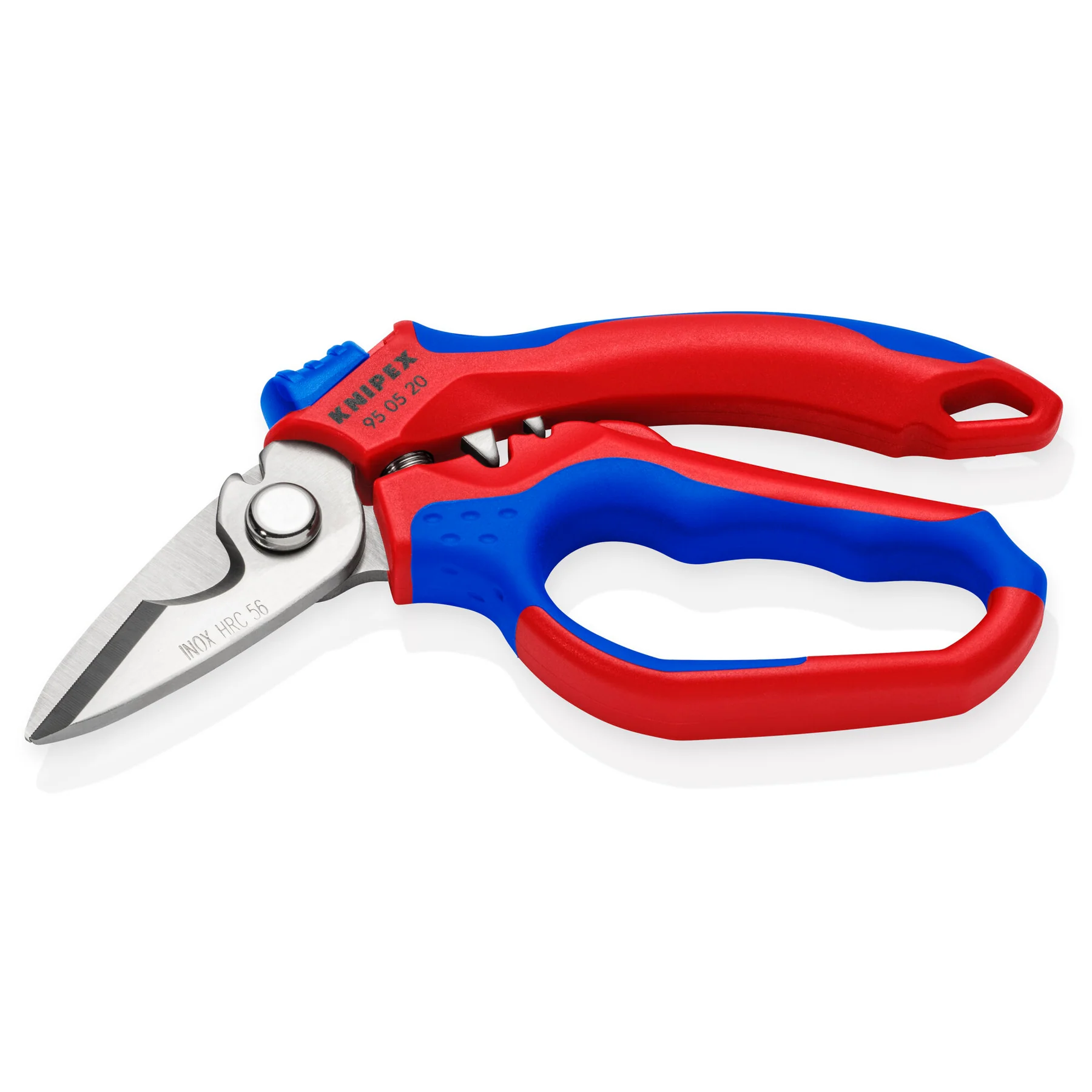 KNIPEX 95 05 20 SB 灣型電工多用剪(四分之三側面)